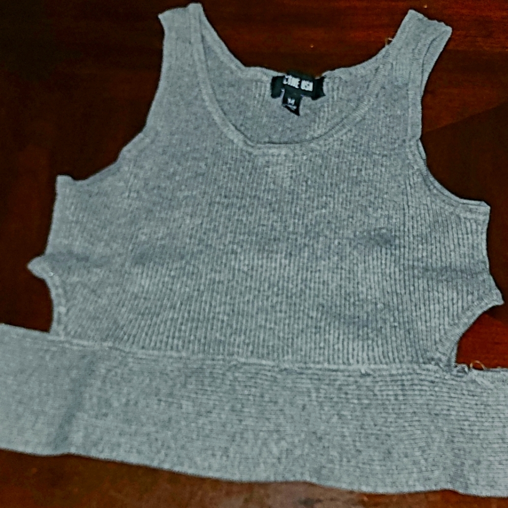 Active USA > Med> Gray Workout shirt